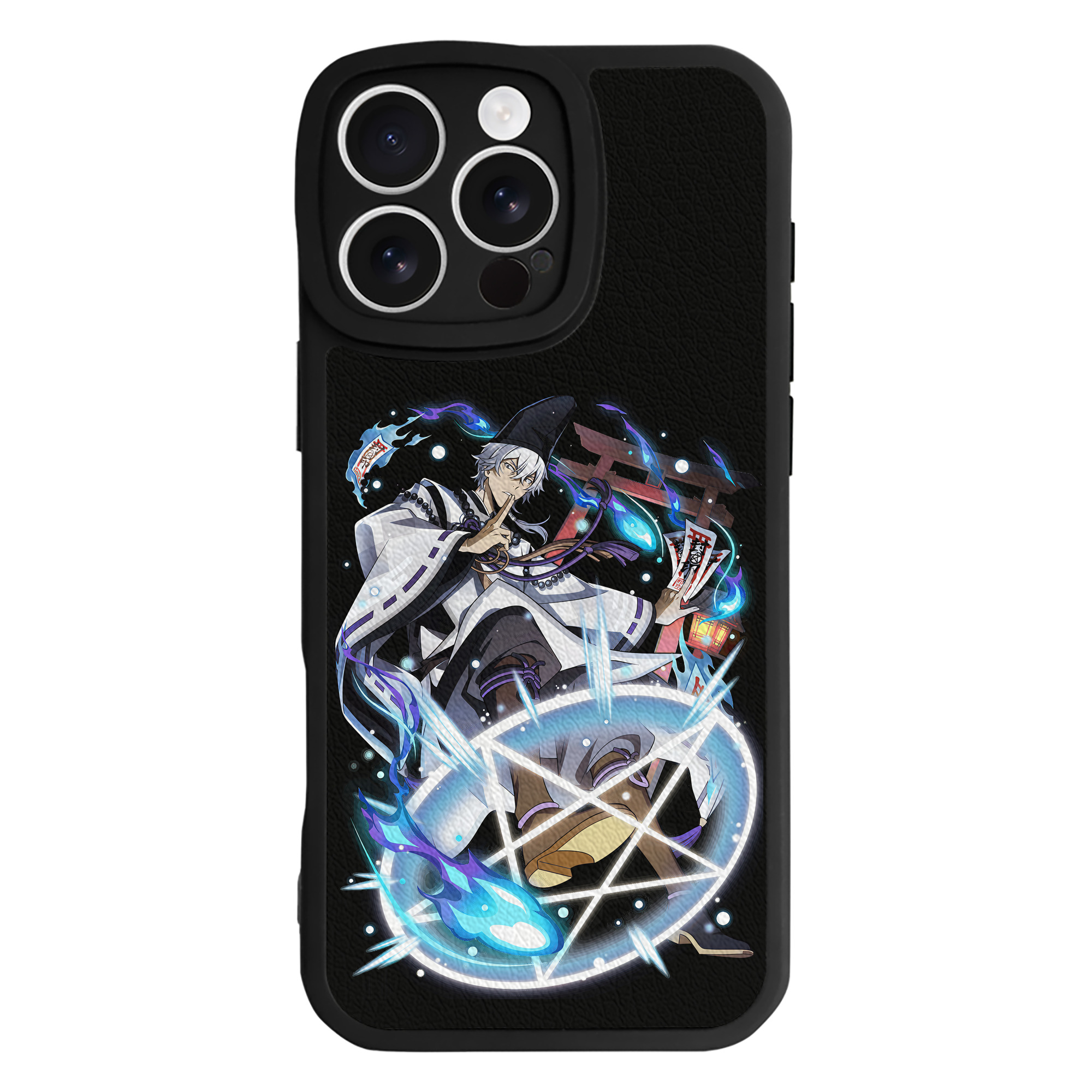 （画像用） 文豪ストレイドッグス Bungo Stray Dogs 【iPhone 16シリーズ対応】シリコンスマホケース（レザー調） 材質：シリコン